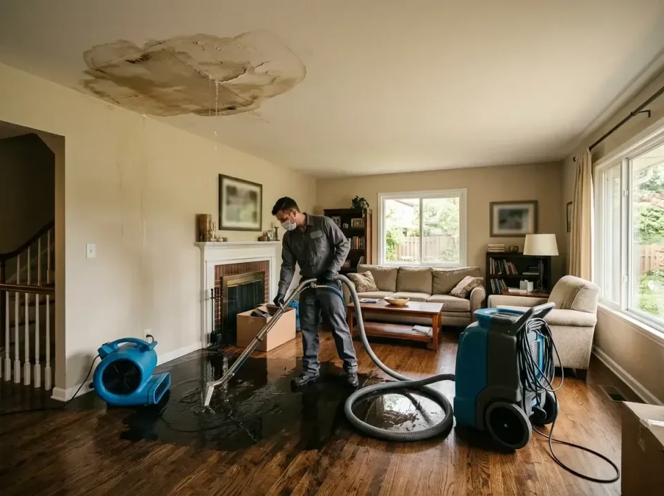attic-pipe-burst-ceiling-drip-008 — frequently asked questions, Water Damage Restoration & Carpet Care in Austintown, OH